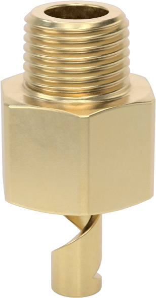 Yüksek Hacimli Tıkanmaya Dayanıklı Sisleme Nozulu, Pirinç, 1/8 NPT Erkek, 10 PSI'da 73,2 gph
