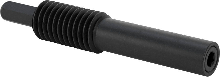 Çıkarma için Uzun Burunlu Yaylı Piston, Siyah Oksit Çelik Gövde, M20 x 2,5 Diş, 95,3 mm Gövde Uzunluğu
