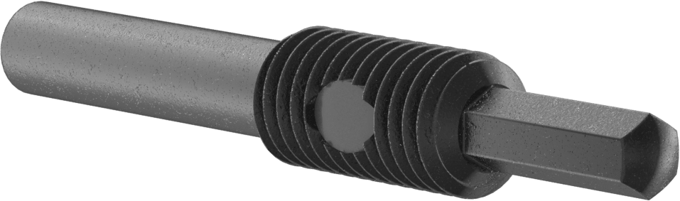 Çıkarma için Uzun Burunlu Yaylı Piston, Siyah Oksit Çelik Gövde, 5/8"-11 Diş Boyutu, 3,12" Gövde Uzunluğu