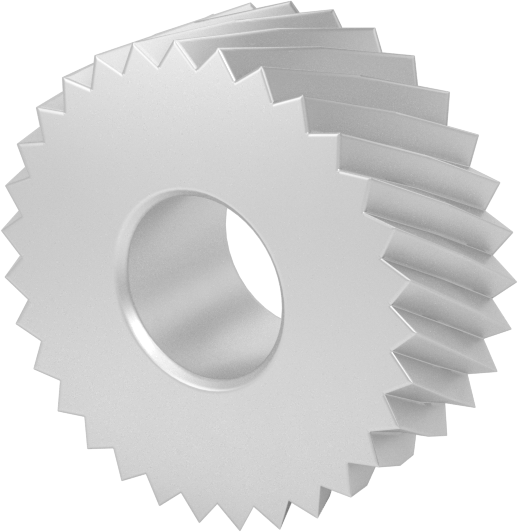 M42 Yüksek Hızlı Takım Çeliği Tırtıl, Sağ El Spiral, Orta Kaplama için, 1/2" Çap