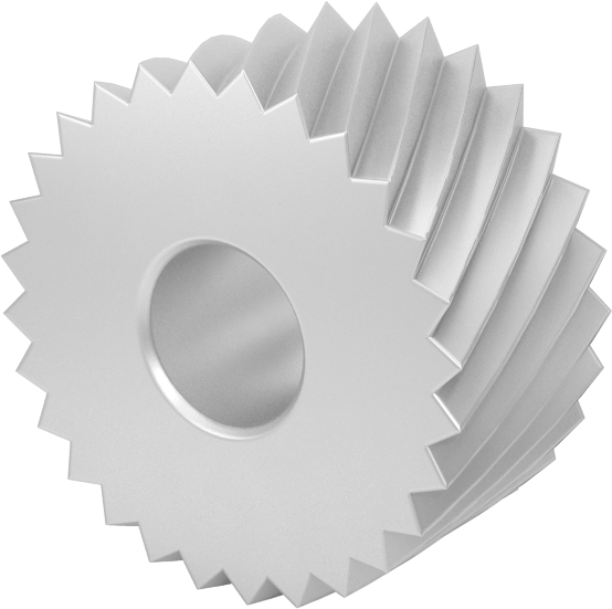 M42 Yüksek Hızlı Takım Çeliği Tırtıl, Sol El Spiral, Kaba Yüzey için, 3/4 inç Çap