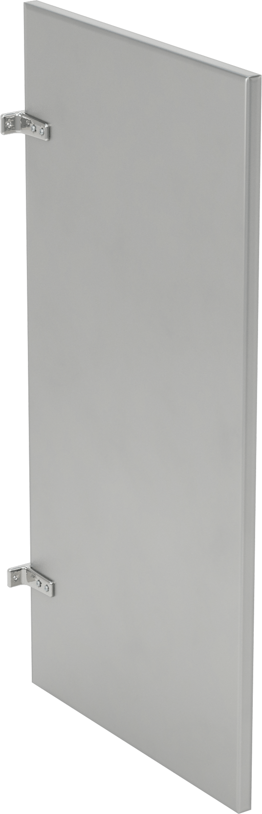 Paslanmaz Çelik Pisuar Bölmesi, Duvara Asılan, 48“ Yükseklik x 1” Genişlik x 24" Derinlik Toplam