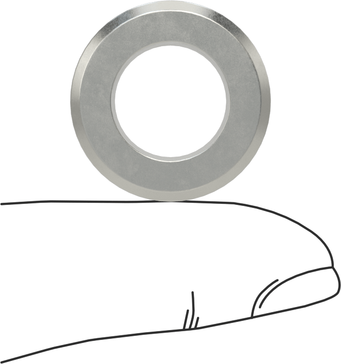 Yumuşak Metal ve Ahşap için Matkap Burcu, 0.5156" ID, 7/8" OD, 1/2" Uzunluk