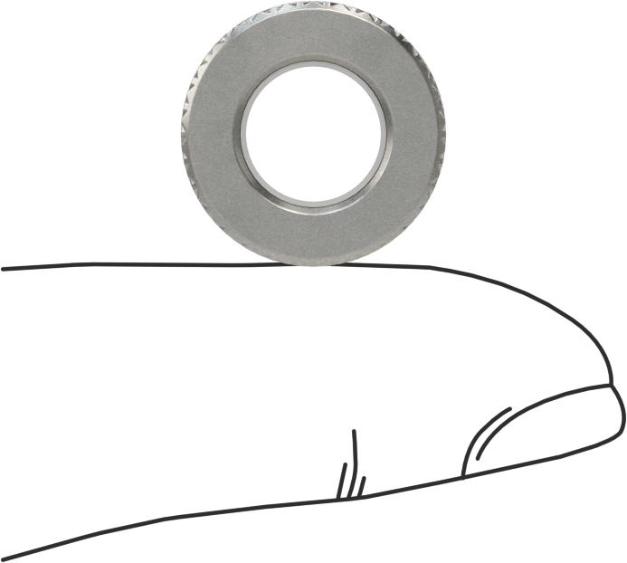 Plastik için Strong-Hold Matkap Burcu, 0.3438" ID, 5/8" OD, 1/2" Uzunluk