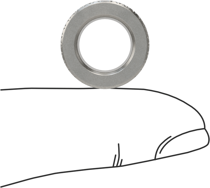 Plastik için Strong-Hold Matkap Burcu, 0.3906" ID, 5/8" OD, 1/2" Uzunluk