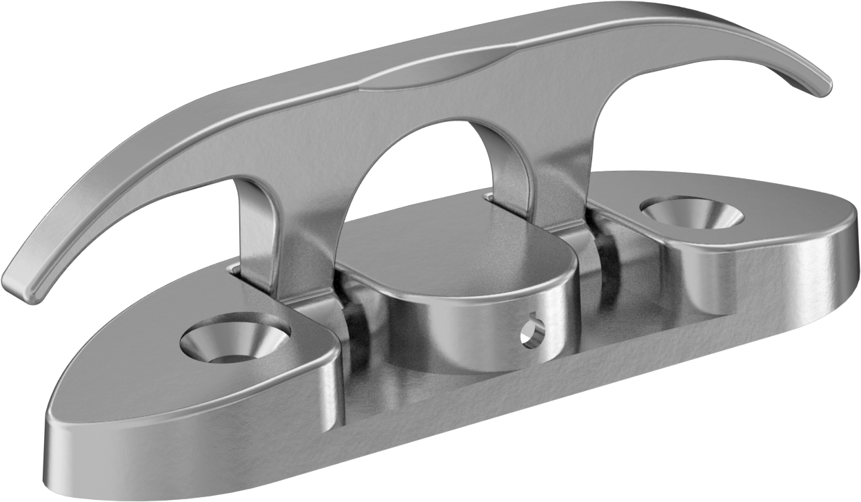 Sarmalı Halat Kelepçesi, 1/2" Çaplı Halat, 316 Paslanmaz Çelik, 4-1/2" Uzunluk, 1-1/2" Toplam Yükseklik