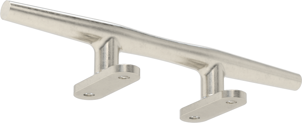 Sarmalı Halat Kelepçesi, 3/4" Halat Çapı için, 316 Paslanmaz Çelik, 10" Uzunluk, 1-7/8" Toplam Yükseklik