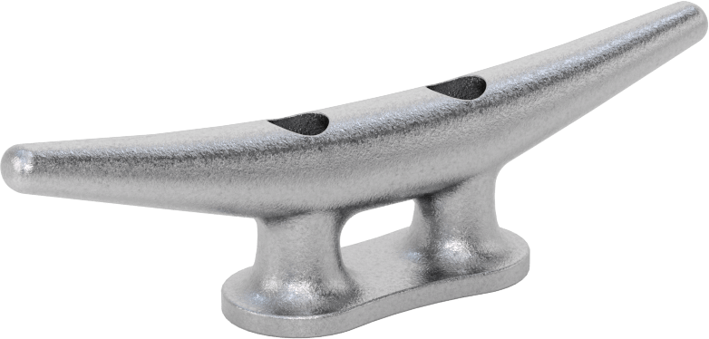 Sarmalı Halat Kelepçesi, 1/4" Halat Çapı için, 3-1/2" Uzunluk, Galvanizli Demir