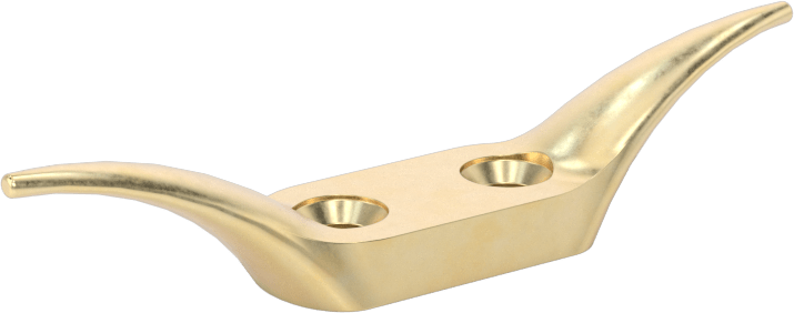 Sarmalı Halat Kelepçesi, 3/16" Halat Çapı için, Pirinç, 2-1/2" Uzunluk, 1/2" Toplam Yükseklik