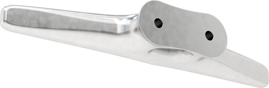 Sarmalı Halat Kelepçesi, 5/8" Halat Çapı için, Alüminyum, 8" Uzunluk, 1-7/8" Toplam Yükseklik