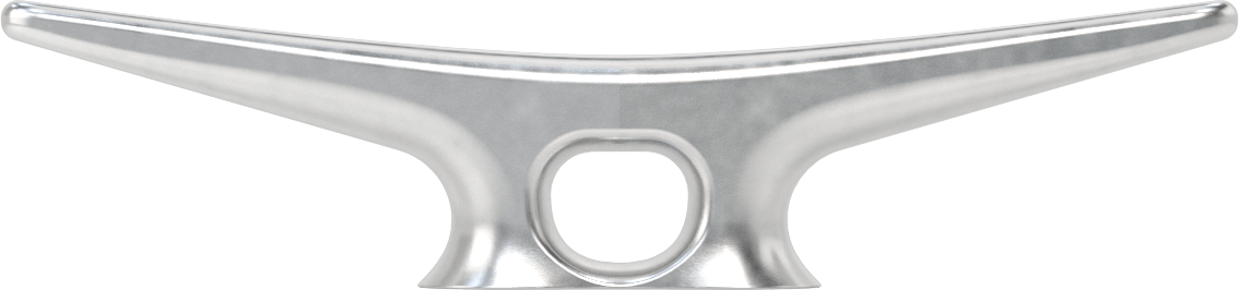 Sarmalı Halat Kelepçesi, 5/8" Halat Çapı için, Alüminyum, 8" Uzunluk, 1-7/8" Toplam Yükseklik