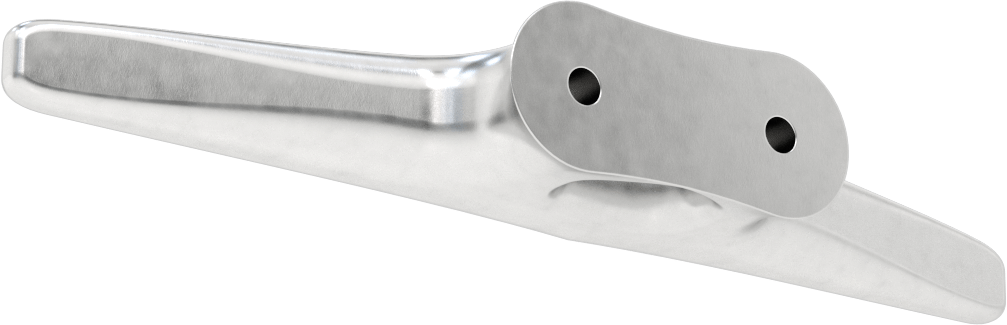 Sarmalı Halat Kelepçesi, 3/4" Halat Çapı için, Alüminyum, 10" Uzunluk, 2-1/4" Toplam Yükseklik