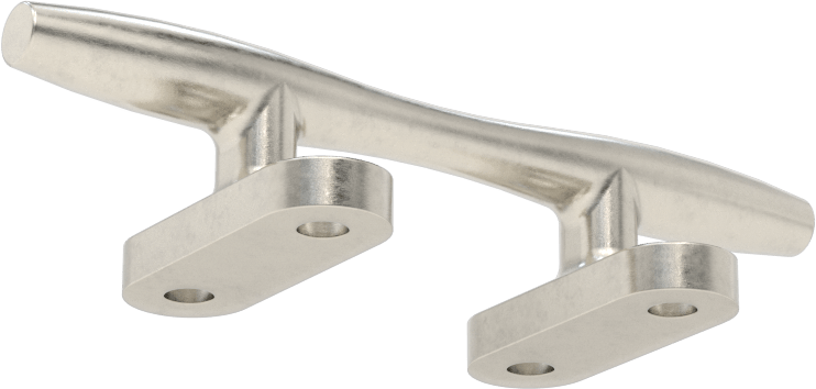 Sarmalı Halat Kelepçesi, 1/4" Halat Çapı için, 316 Paslanmaz Çelik, 4" Uzunluk, 1-5/16" Toplam Yükseklik