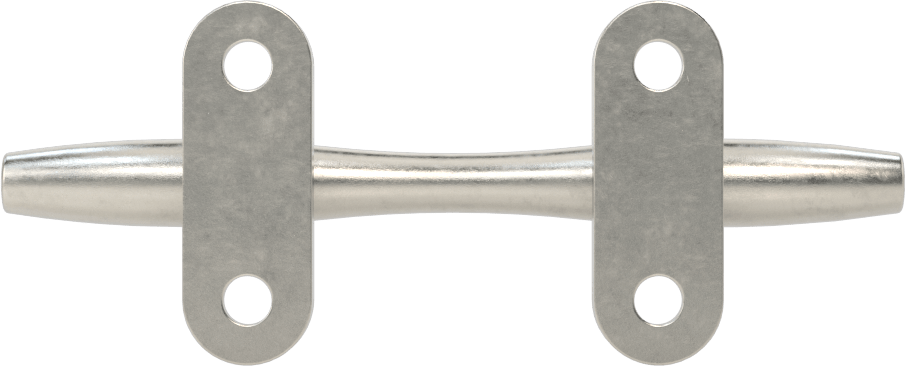 Sarmalı Halat Kelepçesi, 1/4" Halat Çapı için, 316 Paslanmaz Çelik, 4" Uzunluk, 1-5/16" Toplam Yükseklik