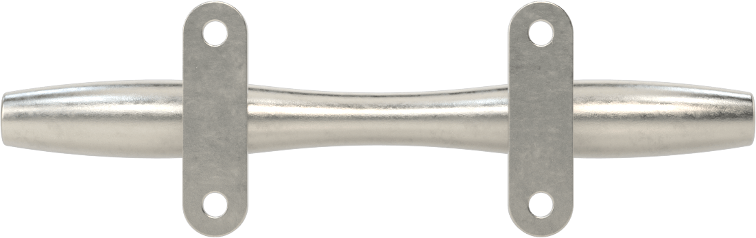 Sarmalı Halat Kelepçesi, 1/2" Halat Çapı için, 316 Paslanmaz Çelik, 8" Uzunluk, 2 inç Toplam Yükseklik