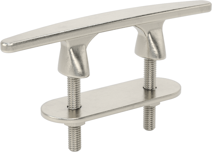 Sarmalı Halat Kelepçesi, 3/8" Halat Çapı için, 316 Paslanmaz Çelik, 6 inç Uzunluk, 1-3/16" Toplam Yükseklik