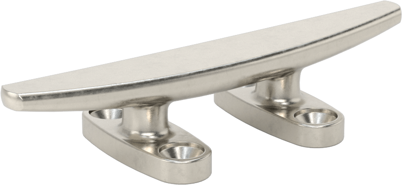 Sarmalı Halat Kelepçesi, 3/8" Halat Çapı için, 316 Paslanmaz Çelik, 6 inç Uzunluk, 1-1/4" Toplam Yükseklik