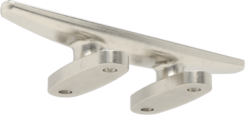 Sarmalı Halat Kelepçesi, 3/8" Halat Çapı için, 316 Paslanmaz Çelik, 6 inç Uzunluk, 1-1/4" Toplam Yükseklik