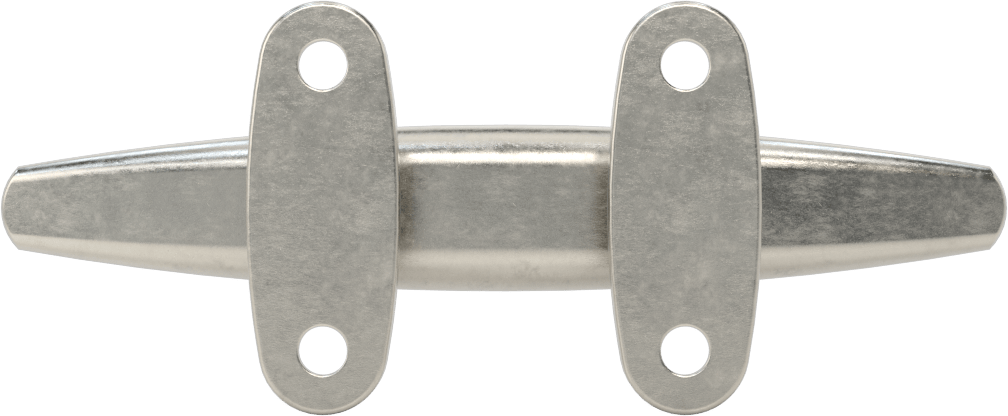 Sarmalı Halat Kelepçesi, 3/8" Halat Çapı için, 316 Paslanmaz Çelik, 6 inç Uzunluk, 1-1/4" Toplam Yükseklik
