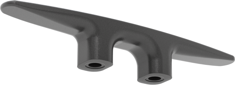 Sarmalı Halat Kelepçesi, 3/8" Halat Çapı için, Naylon, 6-1/16" Uzunluk, Siyah