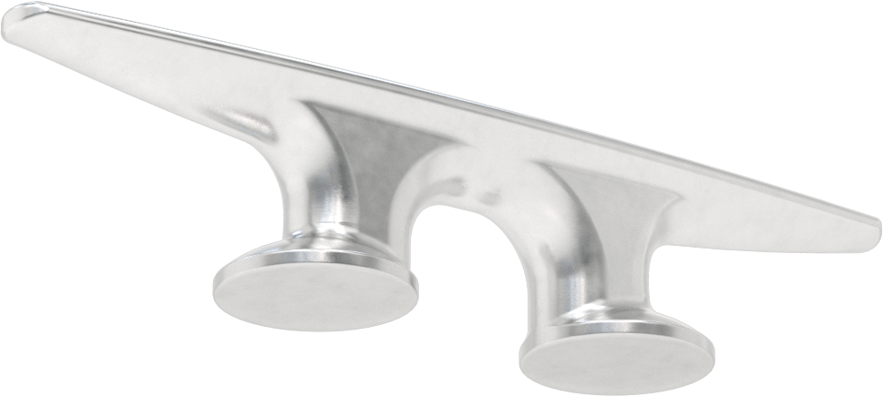 Sarmalı Halat Kelepçesi, 1/2" Halat Çapı için, Alüminyum, 8" Uzunluk, 1-11/16" Toplam Yükseklik