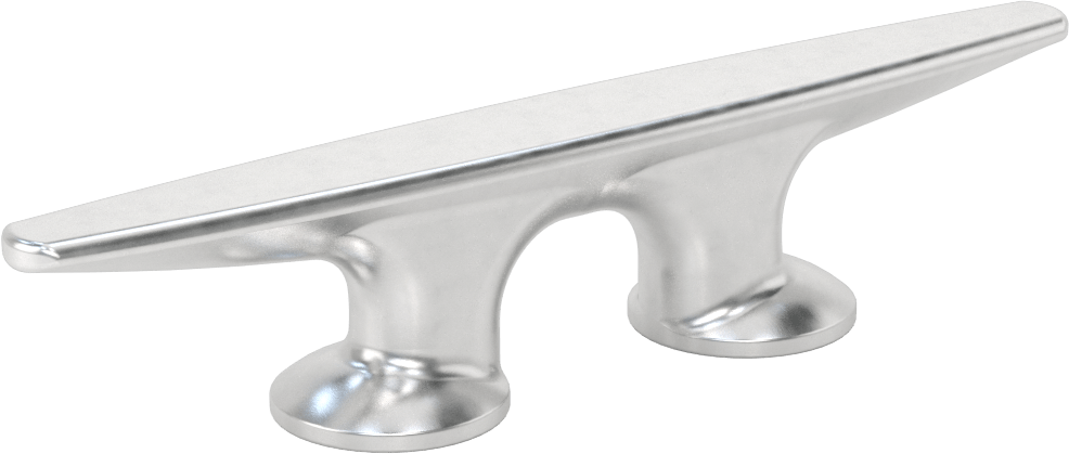 Sarmalı Halat Kelepçesi, 1/2" Halat Çapı için, Alüminyum, 8" Uzunluk, 1-11/16" Toplam Yükseklik