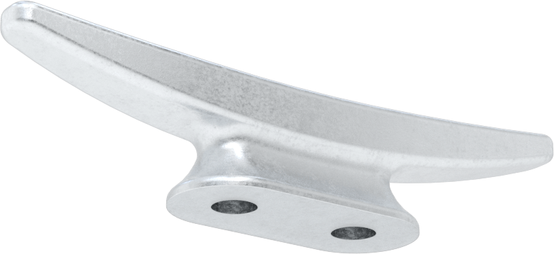 Sarmalı Halat Kelepçesi, 1/4" Halat Çapı için, Alüminyum, 3-7/8" Uzunluk, 15/16" Toplam Yükseklik