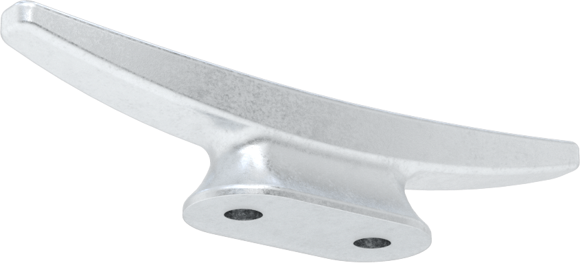 Sarmalı Halat Kelepçesi, 5/16" Halat Çapı için, Alüminyum, 4-7/8" Uzunluk, 1-1/8" Toplam Yükseklik