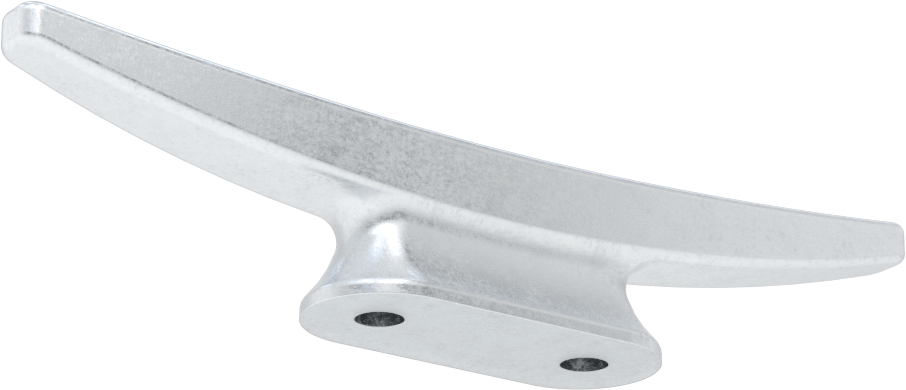 Sarmalı Halat Kelepçesi, 3/8" Halat Çapı için, Alüminyum, 5-7/8" Uzunluk, 1-1/4" Toplam Yükseklik
