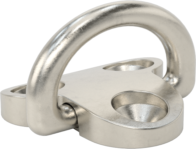 Bağlantı Halkası, 316 Paslanmaz Çelik, 5000 lbs. Kapasite, 1-3/4" İç Genişlik