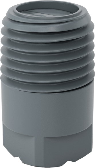 Kare Desenli Püskürtme Memesi, PVC Plastik, 1/4 NPT Erkek, 20 PSI'da 1,4 gpm