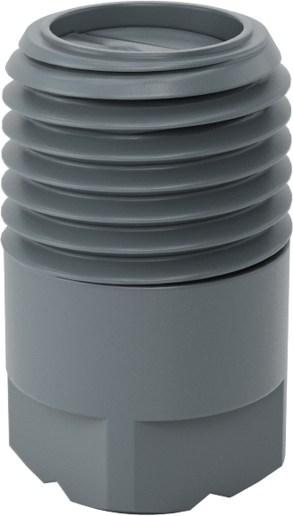 Kare Desenli Püskürtme Memesi, PVC Plastik, 1/4 NPT Erkek, 20 PSI'da 1,7 gpm