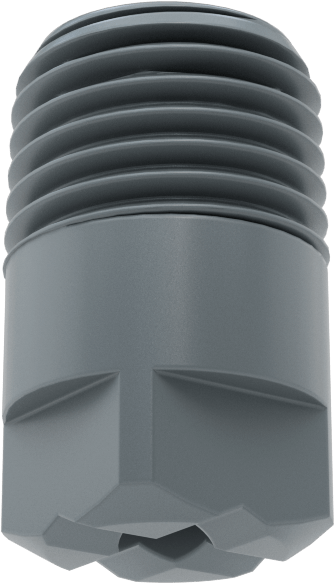 Kare Desenli Püskürtme Memesi, PVC Plastik, 1/4 NPT Erkek, 2 gpm, 20 PSI'da