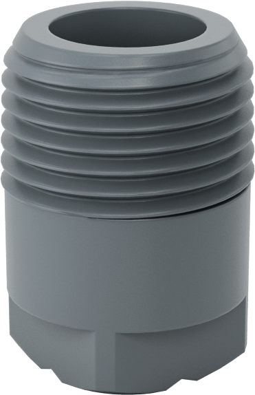 Kare Desenli Püskürtme Memesi, PVC Plastik, 3/8 NPT Erkek, 2,5 gpm 20 PSI'da