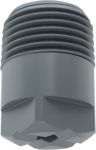 Kare Desenli Püskürtme Memesi, PVC Plastik, 3/8 NPT Erkek, 2,5 gpm 20 PSI'da