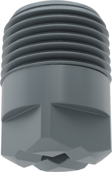 Kare Desenli Püskürtme Memesi, PVC Plastik, 1/2 NPT Erkek, 20 PSI'da 5,5 gpm