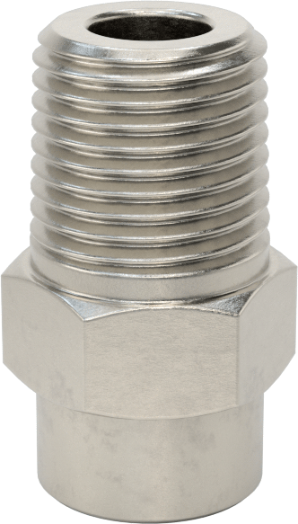 Kare Desenli Püskürtme Memesi, 303 Paslanmaz Çelik, 1/8 NPT Erkek, 0,5 gpm 20 PSI'da