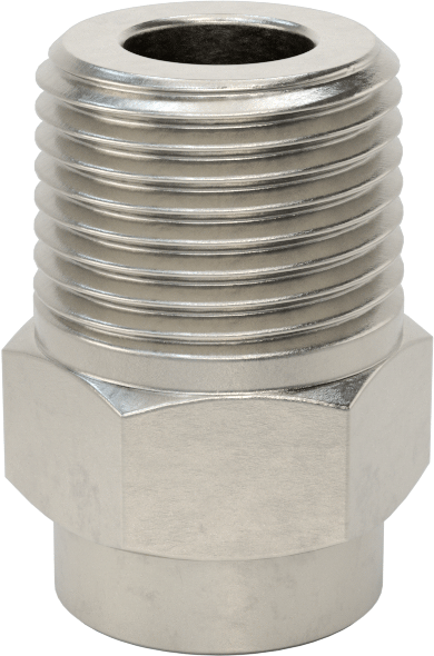 Kare Desenli Püskürtme Memesi, 303 Paslanmaz Çelik, 3/8 NPT Erkek, 2,5 gpm 20 PSI'da