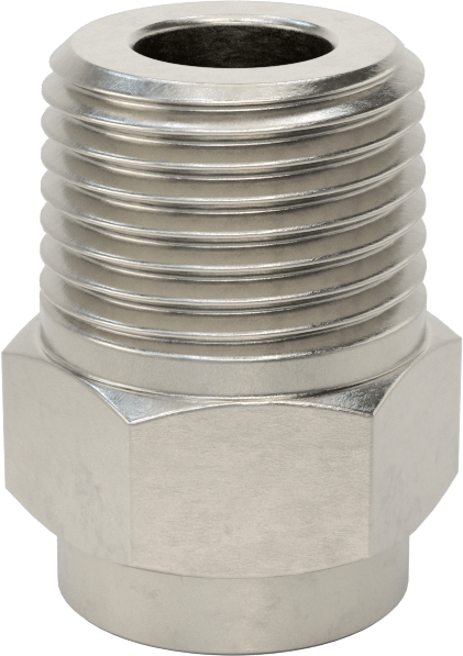 Kare Desenli Püskürtme Memesi, 303 Paslanmaz Çelik, 1/2 NPT Erkek, 4.1 gpm 20 PSI'da