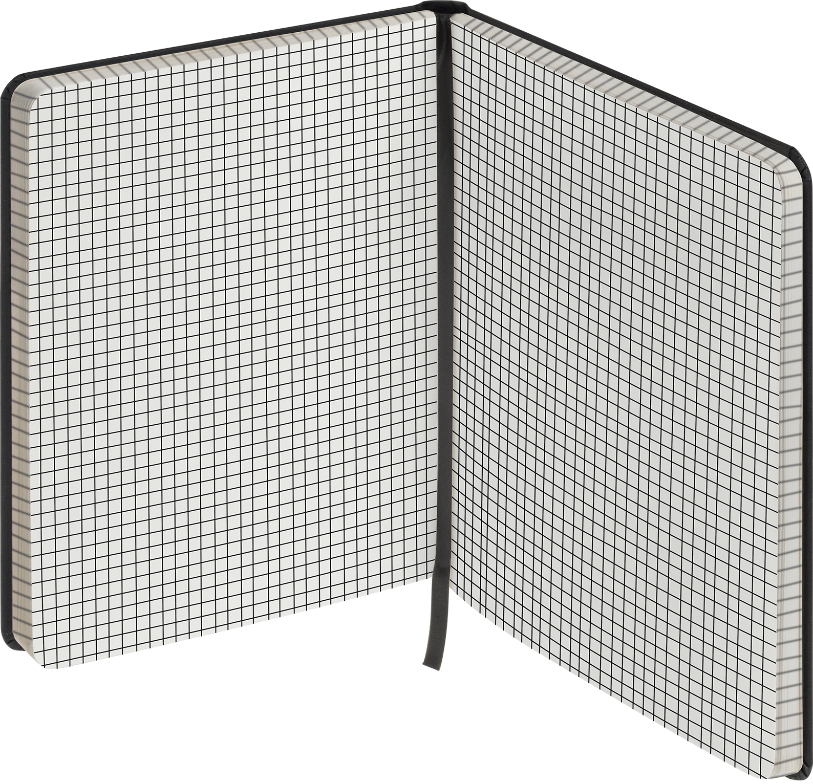 Defter, Izgara Desenli, 5-1/4“ Genişlik x 8-1/4” Uzunluk, Koyu Mavi
