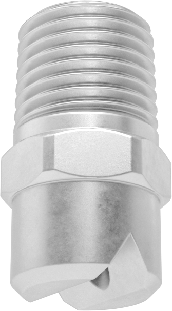 Düz Püskürtme Nozulu, Pirinç, 1/4 NPT Erkek, 20 PSI'da 3,5 gpm