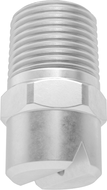 Düz Püskürtme Nozulu, Pirinç, 3/8 NPT Erkek, 20 PSI'da 2,8 gpm