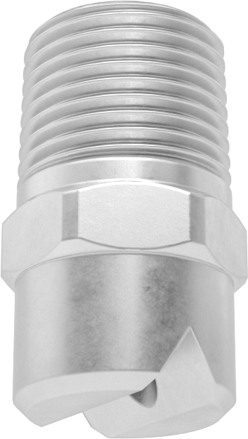 Düz Püskürtme Nozulu, Pirinç, 3/8 NPT Erkek, 20 PSI'da 4,9 gpm