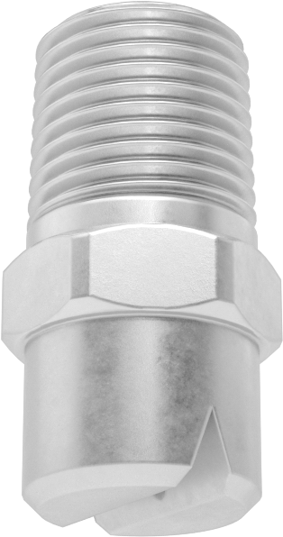 Düz Püskürtme Nozulu, Pirinç, 1/8 NPT Erkek, 20 PSI'da 0,7 gpm