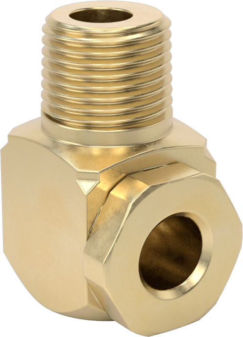 Pirinç Dik Açı İçi Boş Konik Püskürtme Nozulu, 1/2 NPT Erkek, 20 PSI'da 8,4 gpm