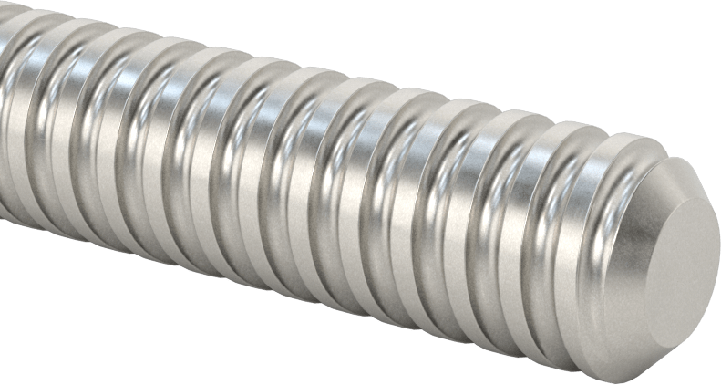 Bilyalı Vida, Sağ El, 3/4"-5 Diş Boyutu, 4 Fit Uzunluk