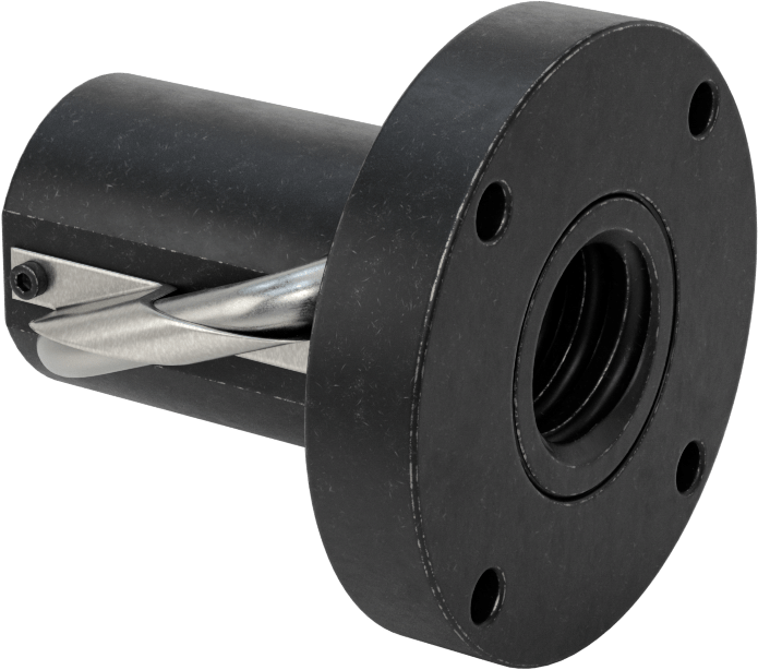 Hızlı Hareketli Flanşlı Bilyalı Somun, 1"-4 Boyut, 3-1/8" Uzunluk