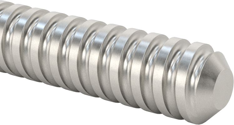 Bilyalı Vida, Sağ El, 5/8"-5 Diş Boyutu, 3 Fit Uzunluk