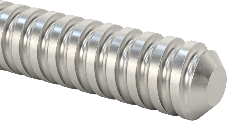 Bilyalı Vida, Sağ El, 5/8"-5 Diş Boyutu, 6 Fit Uzunluk