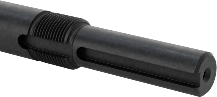 Bilyalı Vida, Bir adet İşlenmiş Uç ile, 5/8"-5 Diş Boyutu, 6 Fit Uzunluk